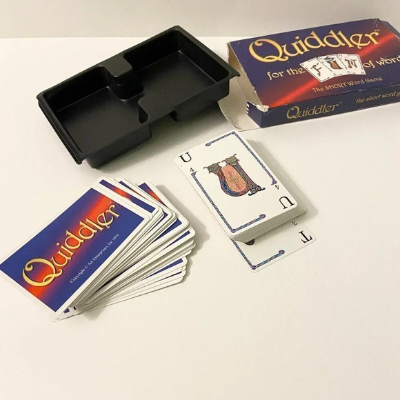 Vintage 1998 Quiddler Card Game For The Fun Of Words The Short Word Game - Picture 6 of 12